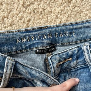 American Eagle Next Level Stretch Light Wash Blue Jeans